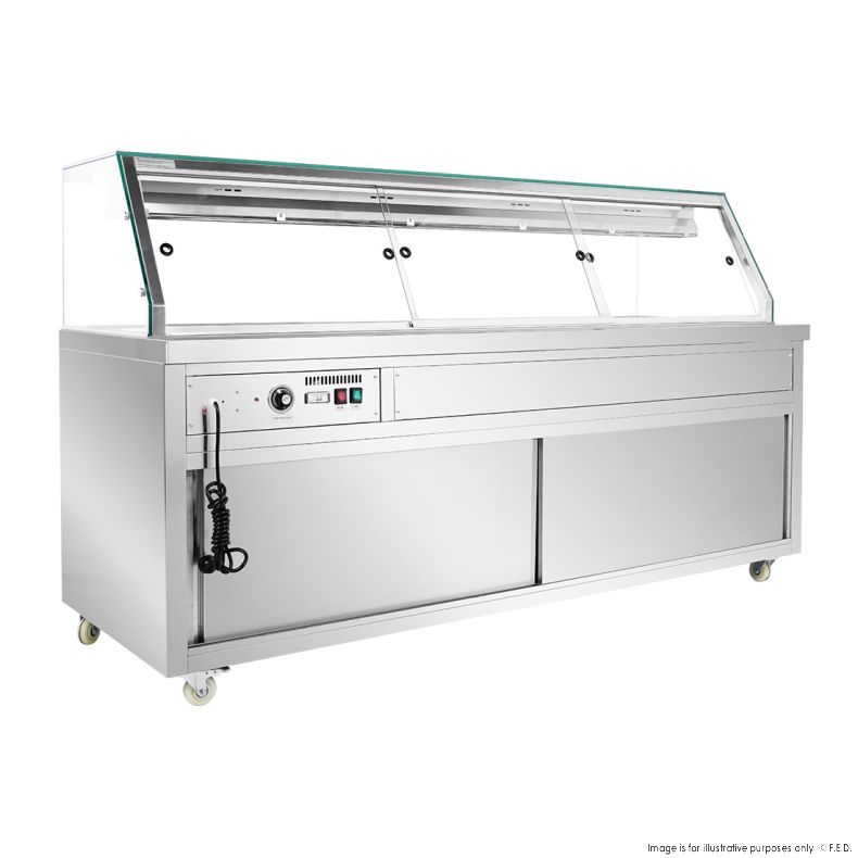 Thermaster Wet and Dry Bain Marie Display 6x1/1 GN Pans PG210FE-XG