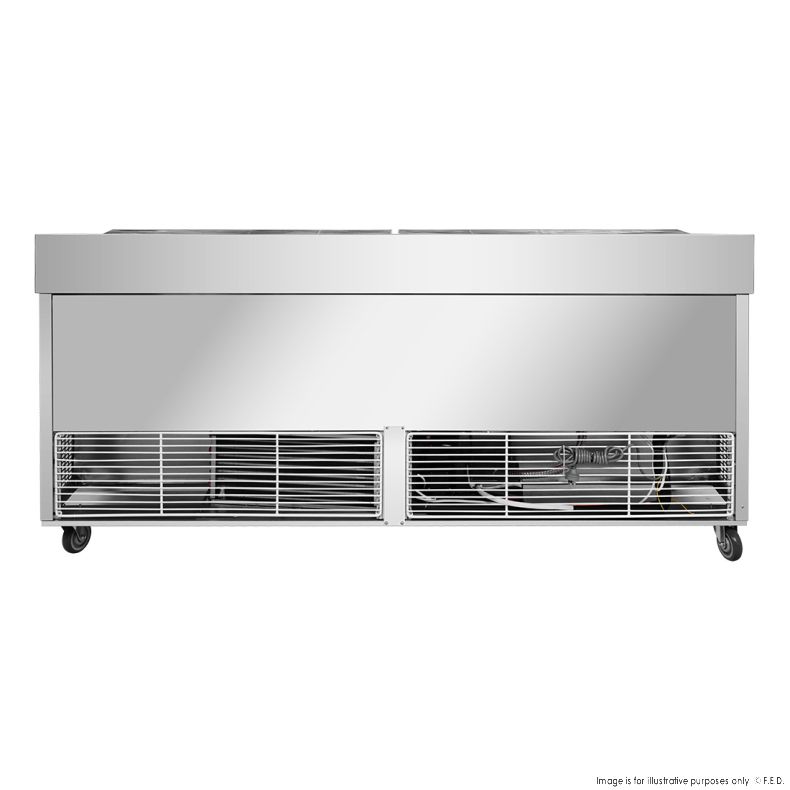 Thermaster Three door DELUXE Pizza Prep Bench - PWB200