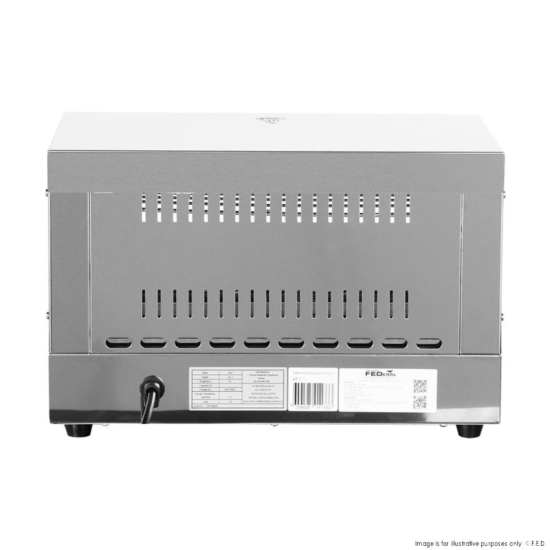 Benchstar Single infrared quartz element salamander griller toaster and timer - QT-1
