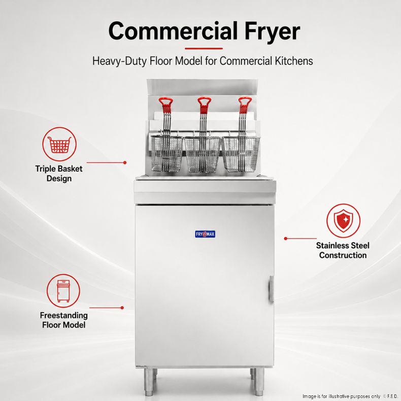 GasMax Superfast LPG Gas Tube Fryer - RC500ELPG