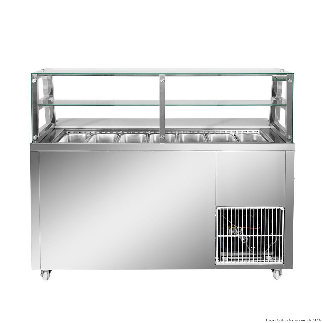 Thermaster two door Deluxe Sandwich Bar - SCB/15
