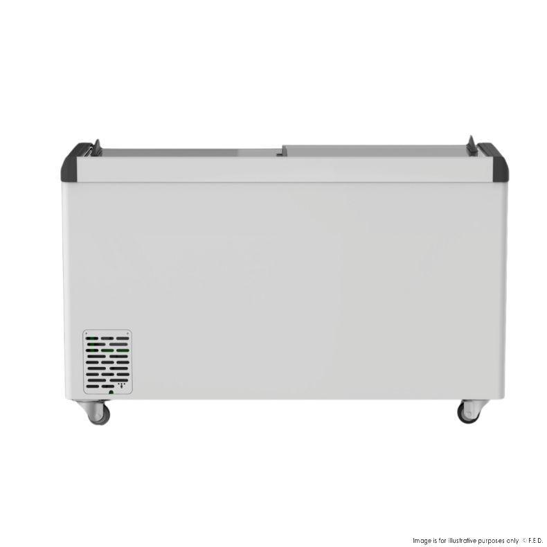 Thermaster Heavy Duty Supermarket Glass Sliding Lid Freezers 446L - SD-666K