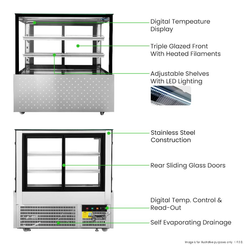 Bonvue Chilled Food Display - SG120FA-2XB