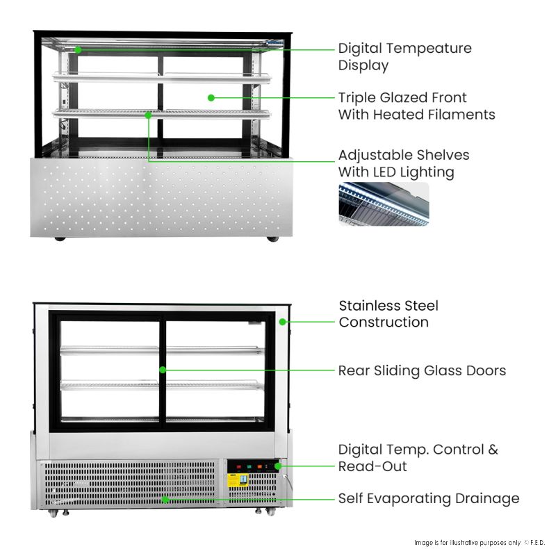 Bonvue Chilled Food Display - SG150FA-2XB