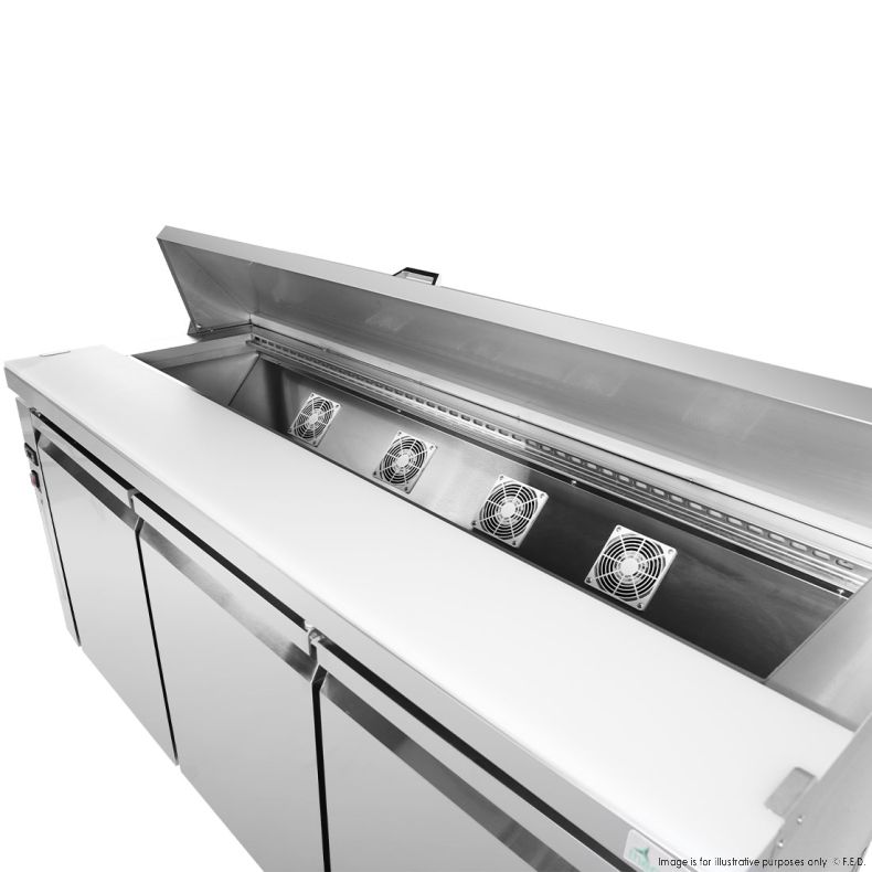 Thermaster three door Sandwich Bar - SLB150