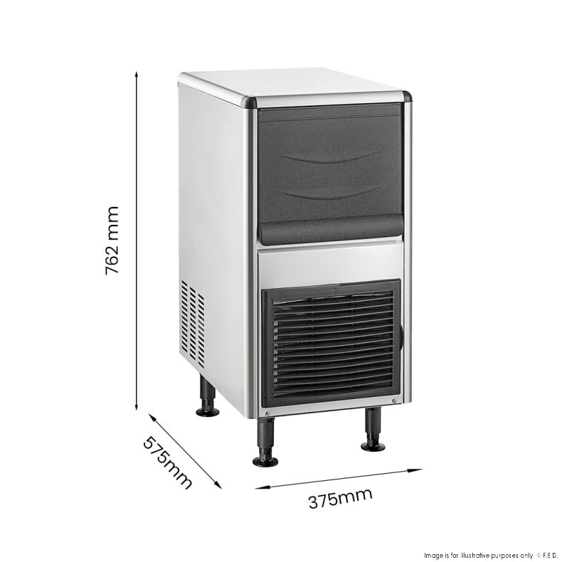 Blizzard Underbench Bullet Ice Maker 25Kg - SN-25C
