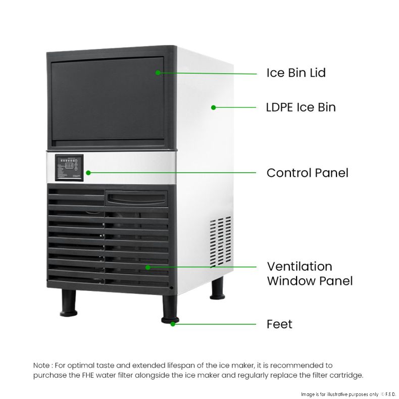 Blizzard Under Bench Ice Maker - Air Cooled - SN-120P