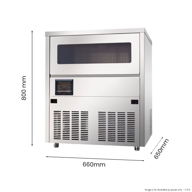 Blizzard Under Bench Ice Maker  Air Cooled - SN-81B