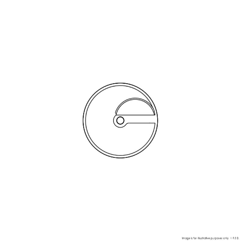 Slicer (Aluminium, Semi Circular) 10mm Single Blade - SS010