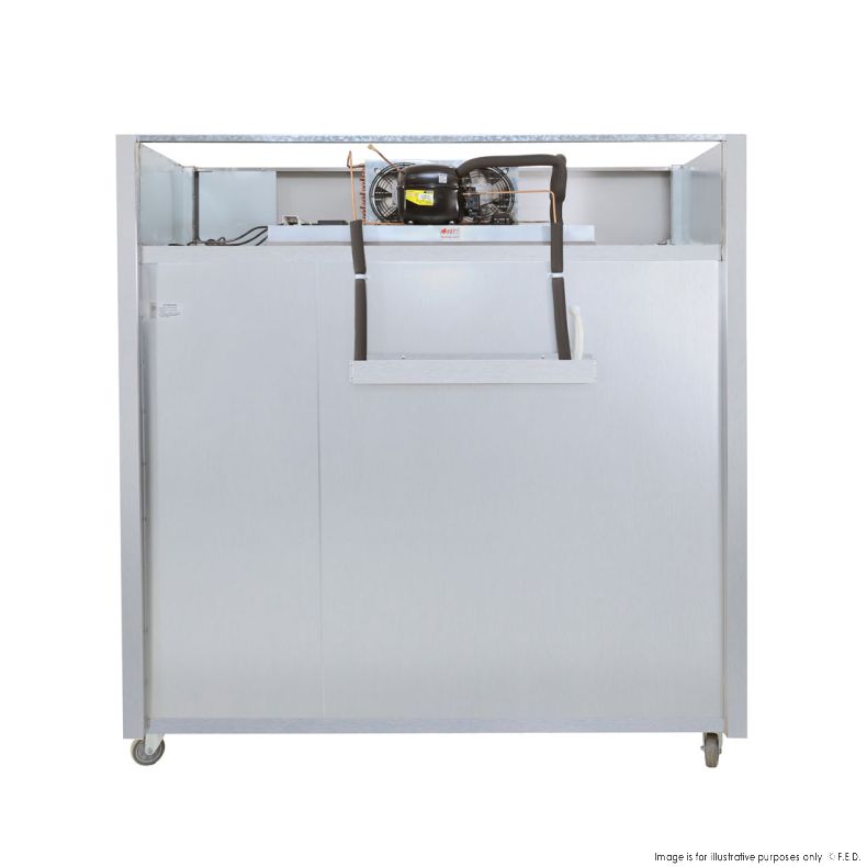 TROPICAL Thermaster 3 Door SS Fridge 1500L - SUC1500