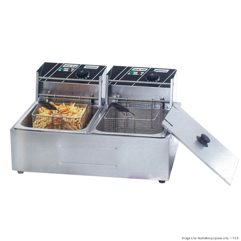 Electmax Single Tank Electric Fryer 2.4kw - TEF-81KW