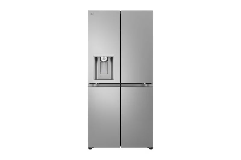 LG 506L Slim French Door Fridge (Stainless) [Plumbed] GF-L500PL