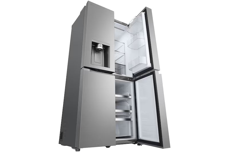 LG 506L Slim French Door Fridge (Stainless) [Plumbed] GF-L500PL