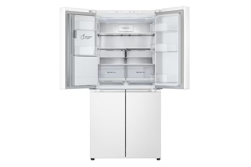 LG 506L French Door Refrigerator Plumbed Water And Ice GF-L500MWH