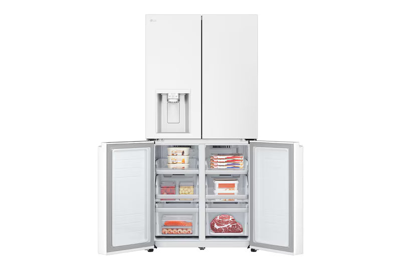 LG 506L French Door Refrigerator Plumbed Water And Ice GF-L500MWH