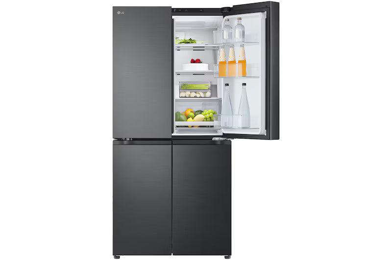 LG 530L Slim French Door Fridge in Matte Black Finish GF-B505MBL