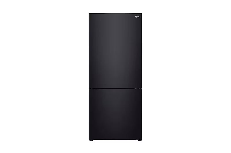 LG 420L Bottom Mount Fridge with Door Cooling in Black Finish GB-455BLE