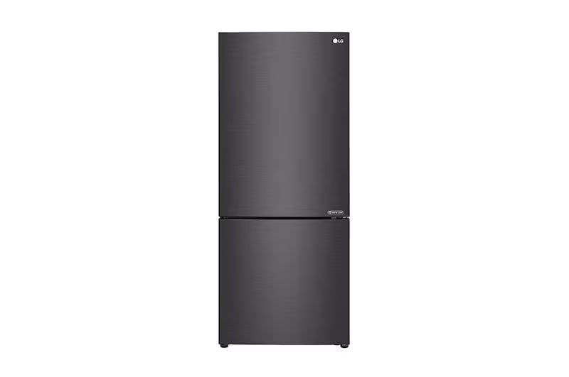 LG 420L Bottom Mount Fridge (Matte Black) GB455MBL 2025