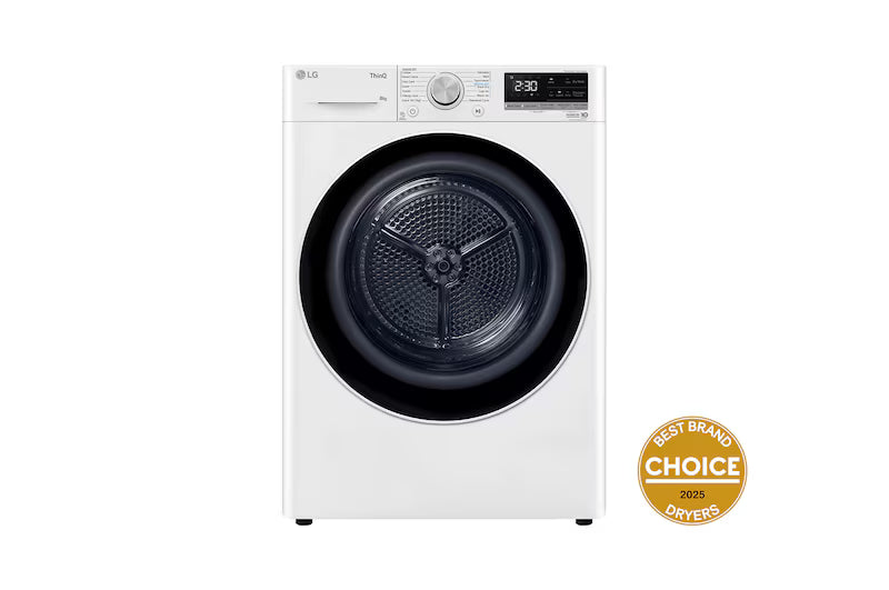 Brand New LG 8kg Heat Pump Dryer with Inverter Control DVH5-08W