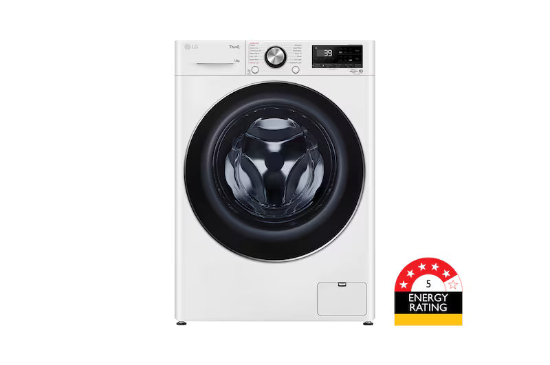 Brand New LG Series 9 12kg Front Load Washing Machine with Turbo Clean 360 WV9-1412W    2 years Warranty
