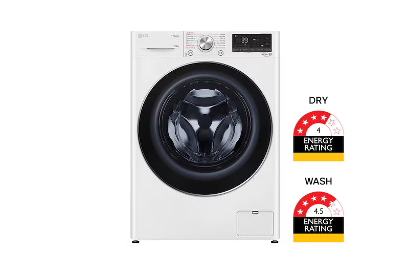 LG  12kg/8kg Series 9 Front Load Washer Dryer Combo WVC9-1412W