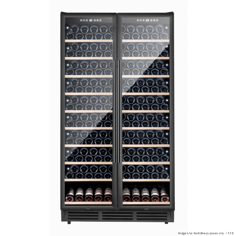 Thermaster Dual Zone Two Door Premium Wine Cooler WB-218B