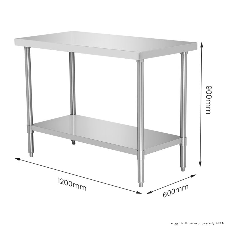WB6-1200/A Stainless Steel Workbench