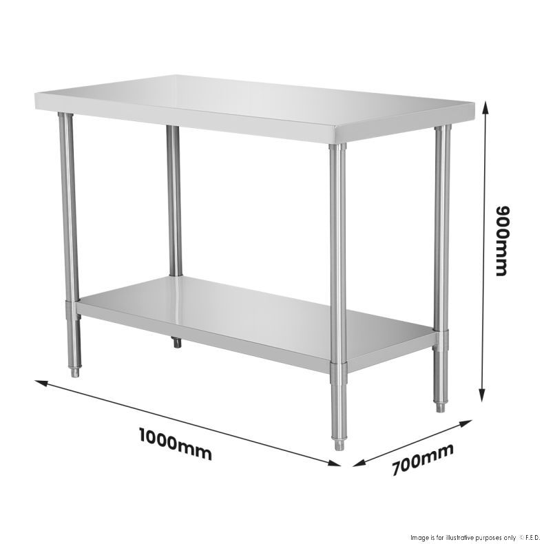 WB7-1000/A Stainless Steel Workbench