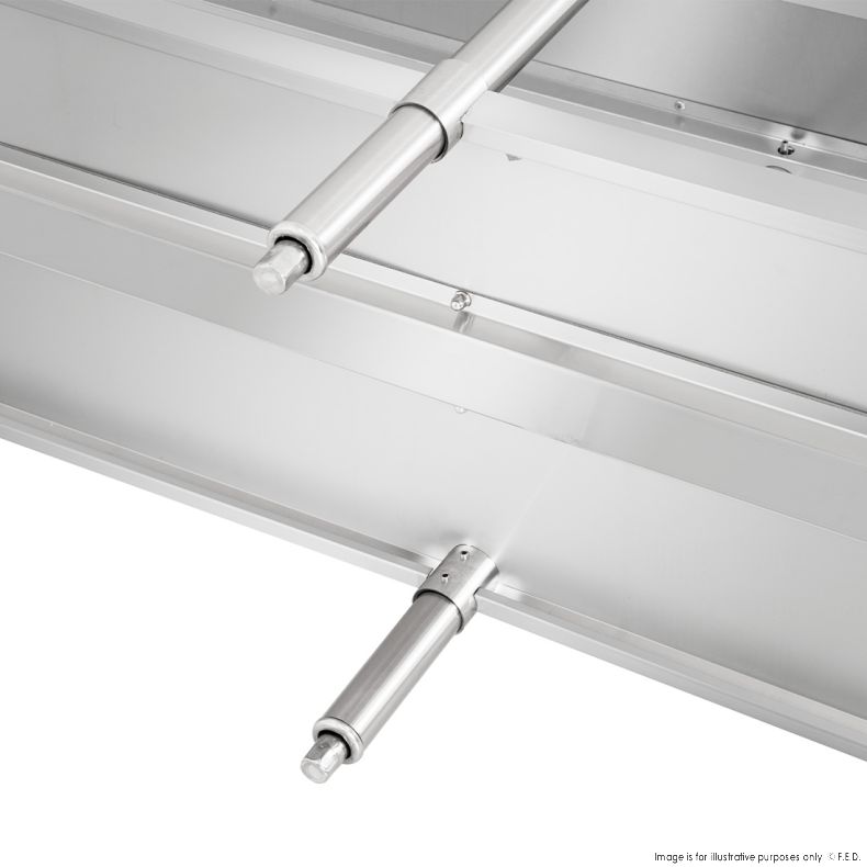Modular System Stainless Steel Workbench - WB6-2400/A