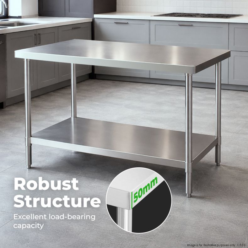 WB6-1200/A Stainless Steel Workbench