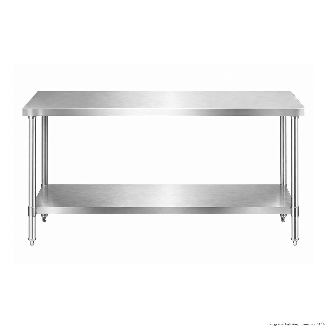 WB7-1800/A Stainless Steel Workbench