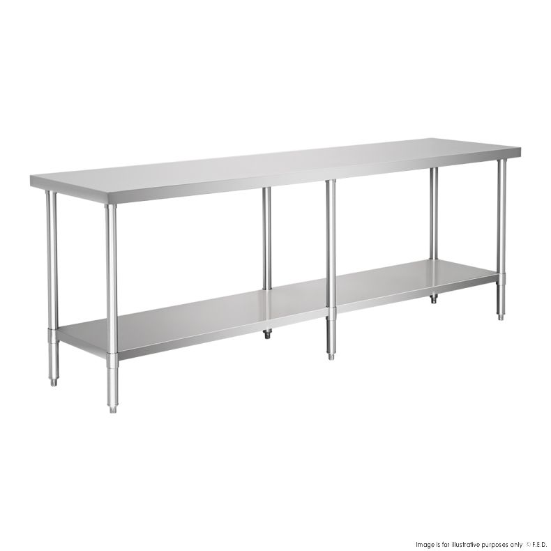 WB7-2400/A Stainless Steel Workbench