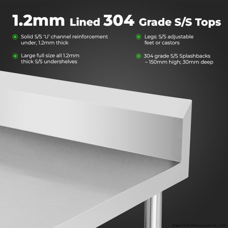 WBB6-0600/A Workbench with Splashback