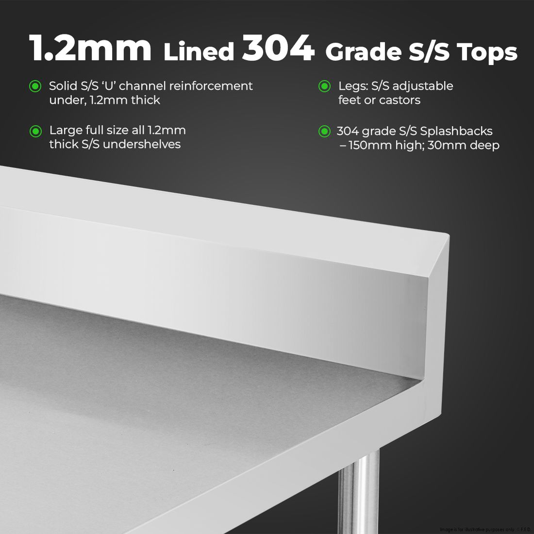 WBB7-0600/A Workbench with Splashback