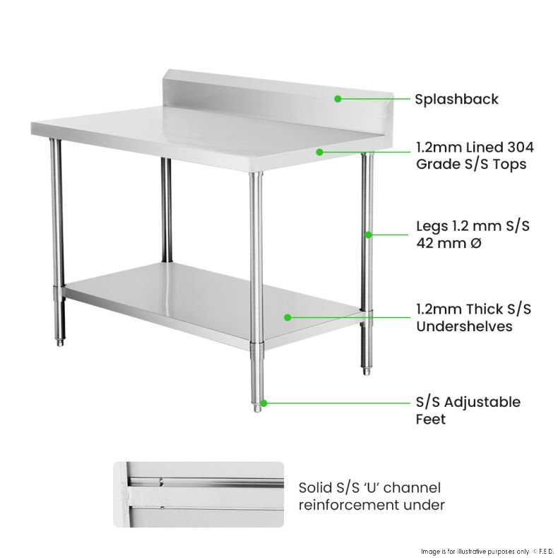 WBB7-0900/A Workbench with Splashback