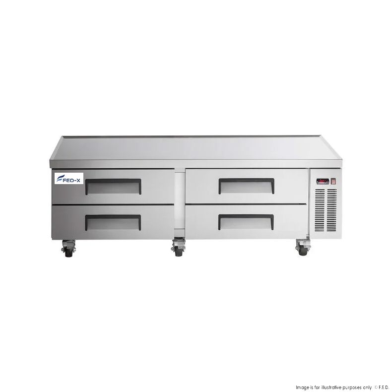 FED-X Chef Base Refrigeratied Drawer Bench 450L - XCB-72