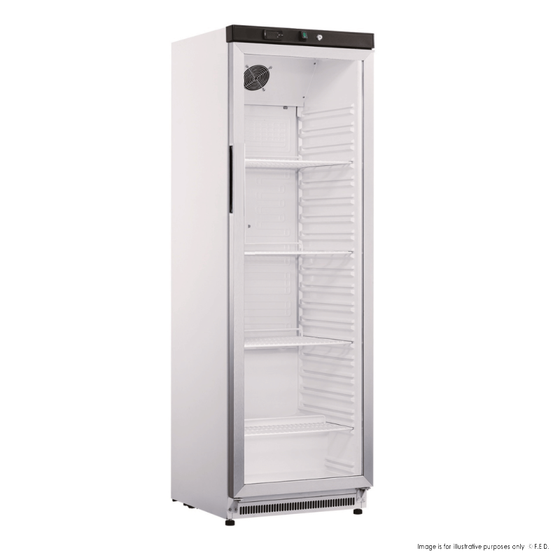 FED-X 350L Single Glass Door Fridge - XR400SG