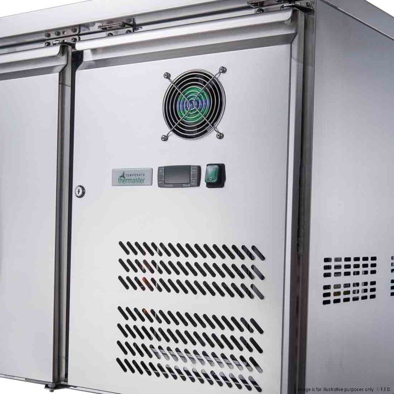 FED-X S/S Two Door Sandwich Counter - XSS8C15S2V