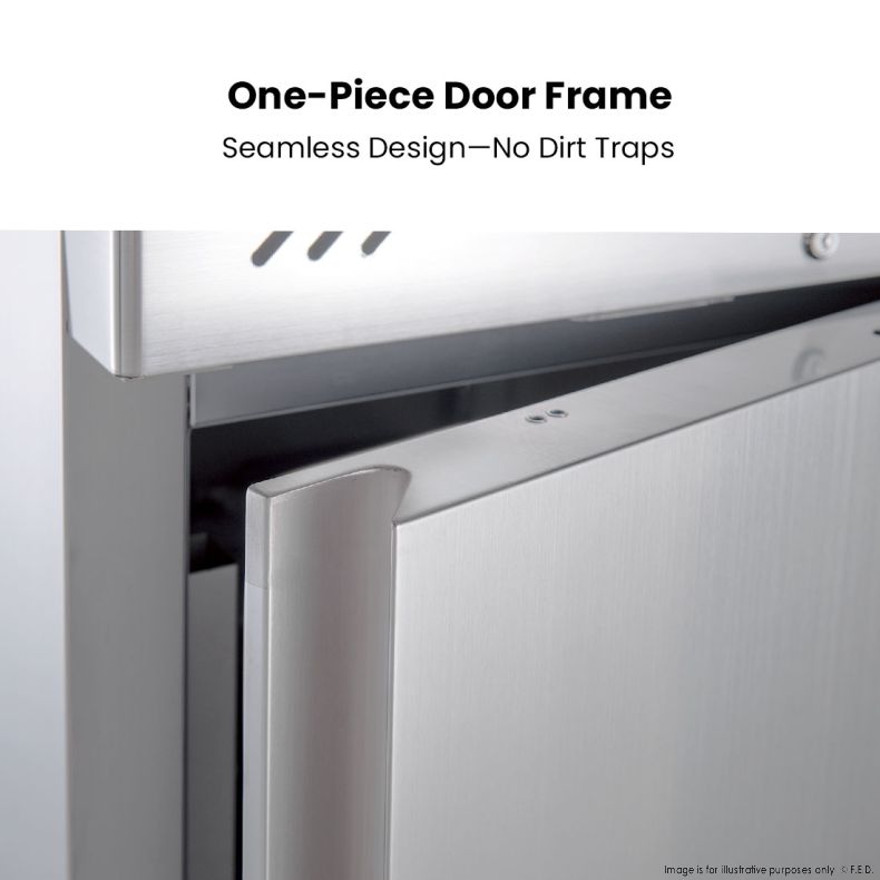 FED-X S/S Single Door Upright Freezer XURF650SFV