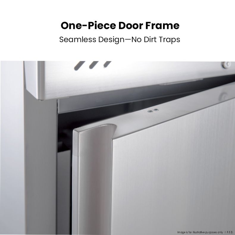 FED-X S/S Split Four-Door Upright Freezer - XURF1200S2V