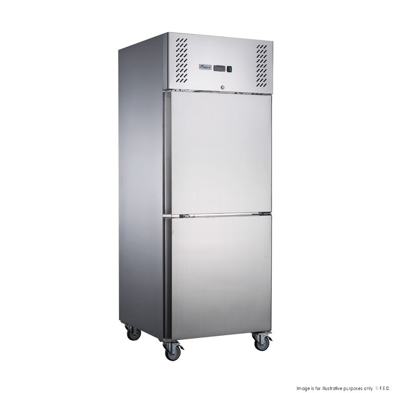 FED-X S/S Split Two-Door Upright Freezer - XURF650S1V