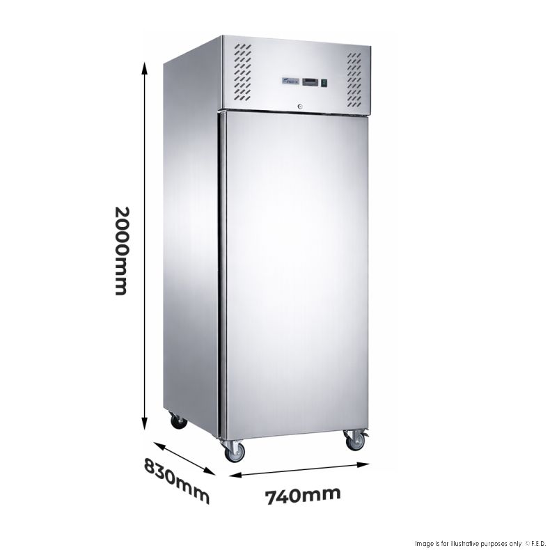 FED-X S/S Single Door Upright Freezer XURF650SFV