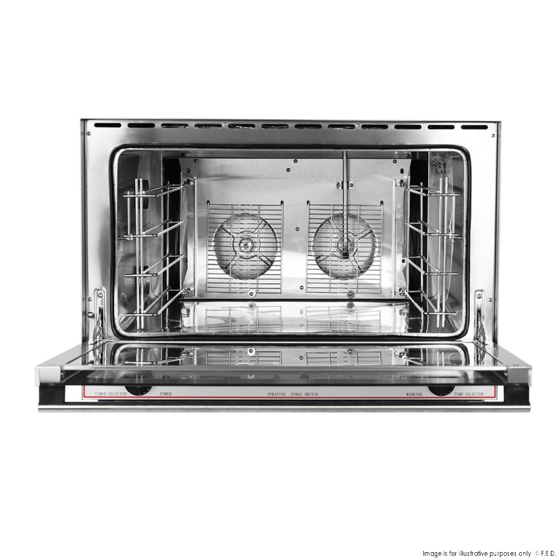 ConvectMax Heavy Duty Stainless Steel Convection Oven w/ Press Button Steam YXD-8A/15E