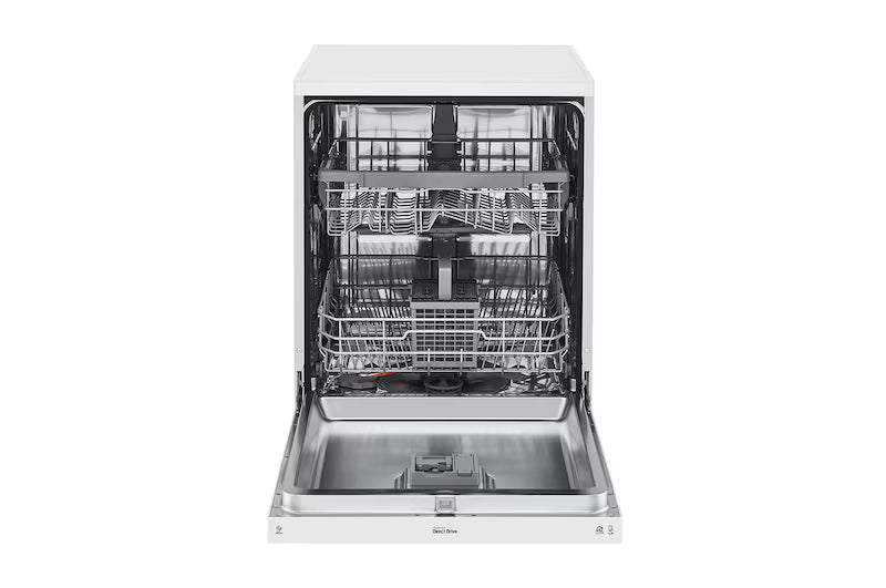 LG XD5B14WH QuadWash 14-Place Setting Freestanding Dishwasher (White) with One Year Warranty